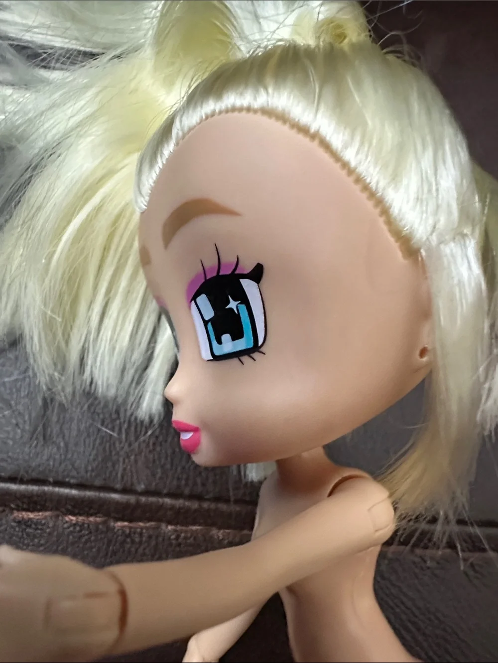 Boxy Girls Doll Willa Blonde Hair Blue Eyes Articulated 8” Figure No Clothes